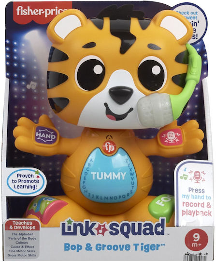 Fisher Price Baby Activity Toy Interactive Tiger with Music and Sounds for 9+ Months