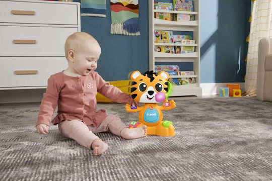 Fisher Price Baby Activity Toy Interactive Tiger with Music and Sounds for 9+ Months