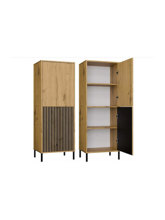 Kamaro Wohnzimmer Schrank aus Spanplatte Braune 53.5x40x146cm