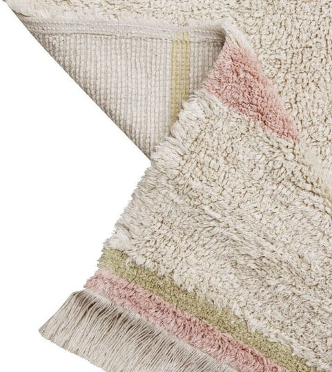 Lorena Canals Lanes Vintage Kinderteppich Rosa 90x130cm