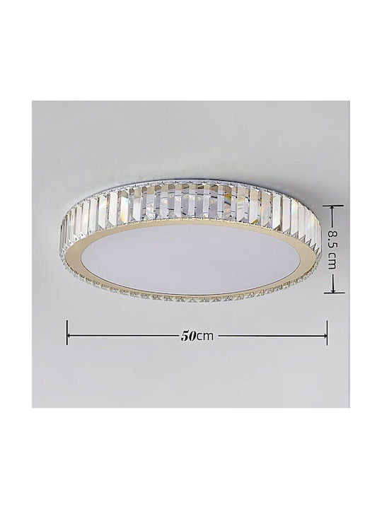 Home Lighting Sonne Πλαφονιέρα Οροφής Χρυσή με Ενσωματωμένο LED