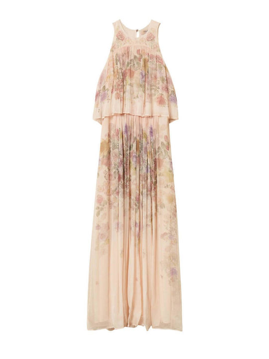 Maxi Damenkleid Für Hochzeit - Taufe Rosa