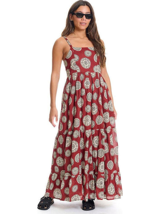 Лятна Maxi Рокля Henna Кафяв