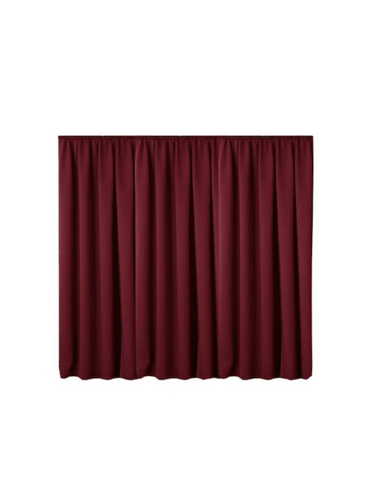 Jemidi24 Perdea Cu Coafură Burgundy 300x245cm