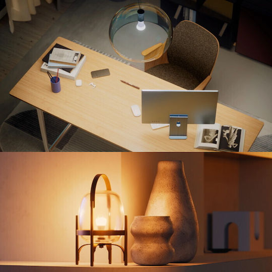 Philips Smart Bulbs 'hue White A60' LED for E27 Socket Warm White 810lm 2 Pieces