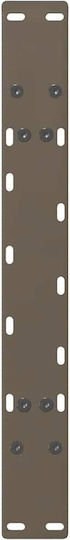 vidaXL Metallisches Möbelbein 2 Stück 60x42cm Rosa