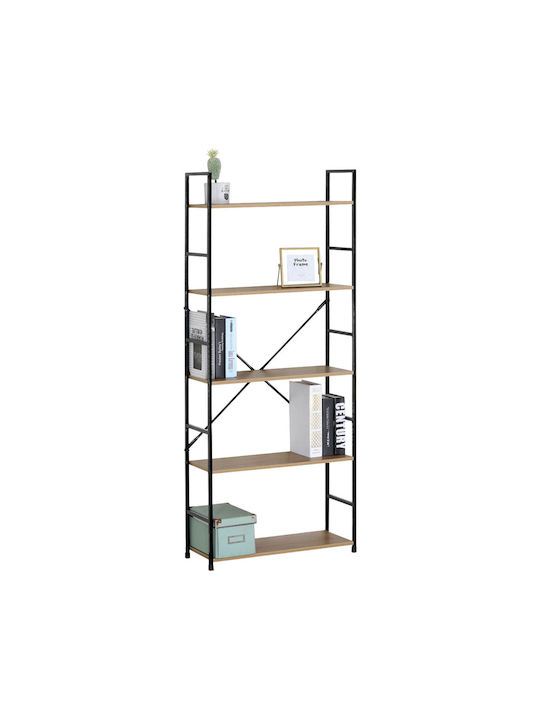 Βιβλιοθήκη Ξύλινη 60x24x144εκ.