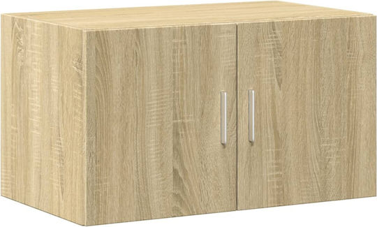 Wall Living Room Cabinet Made of Particle Board Oak 70x42.5x40cm