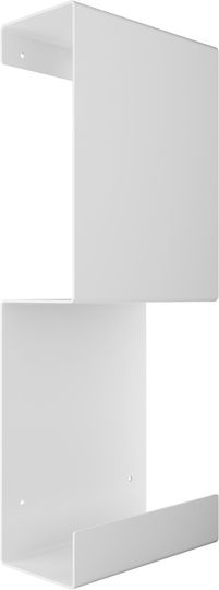 Verdi Wall Mounted Bathroom Shelf Metallic 10.3x10.3x50.3cm Grey Verdi Wall Mounted Bathroom Shelf Metallic 10.3x10.3x50.3cm Grey