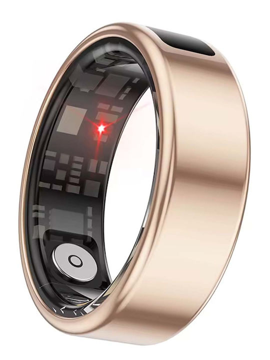 Avizar Inele Inteligente Saturn 18.1mm Waterproof Cu Palarograf Auriu