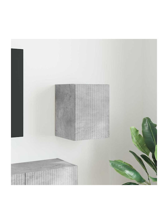 Wand Wohnzimmer Schrank aus Spanplatte Beton 30x31x40cm