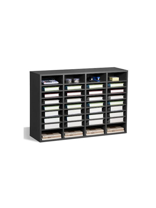 Grey Bookcase 99.7x30.5x68cm