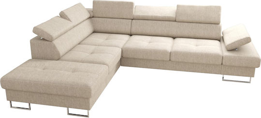 Gelito Γωνιακός Υφασμάτινος 276x225x95εκ. Gelito Γωνιακός Υφασμάτινος 276x225x95εκ.