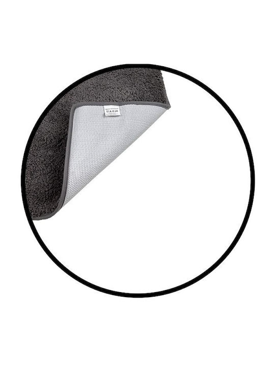 Sidirela Πατάκι Μπάνιου Microfiber Soft Ε-3225Γ Γκρι 60x100εκ.