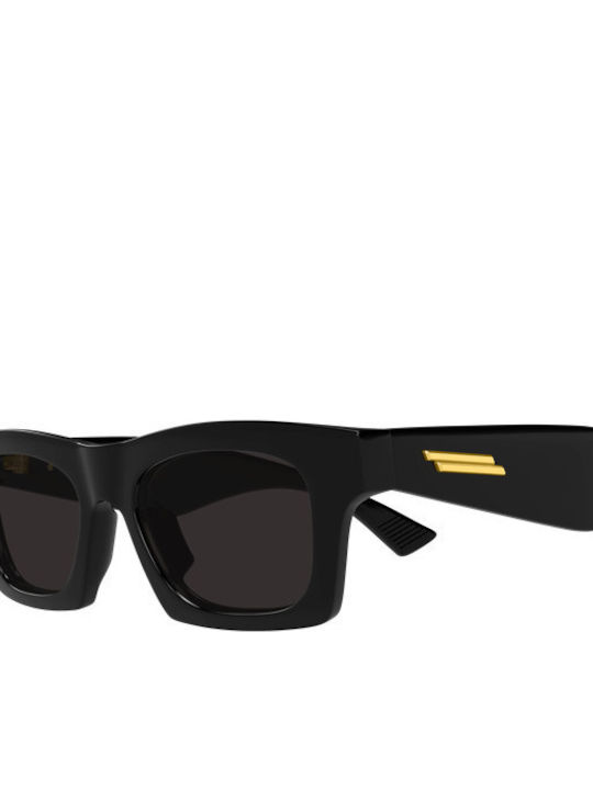 Bottega Veneta Unisex Sunglasses with Black Frame and Black Lens BV1457S 001