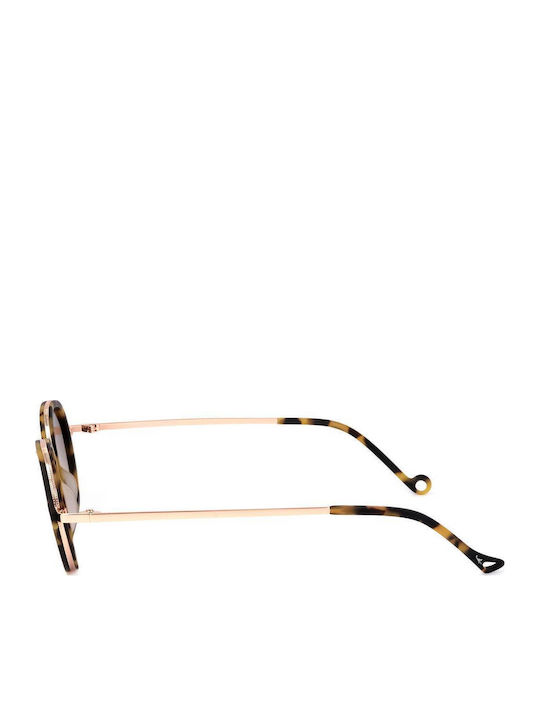 Eyepetizer 18f Unisex Γυαλιά Ηλίου με Καφέ Σκελετό και Γκρι Φακό