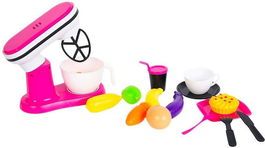 Robot Kitchen Toy Blender Children Accessories Fruits Pink