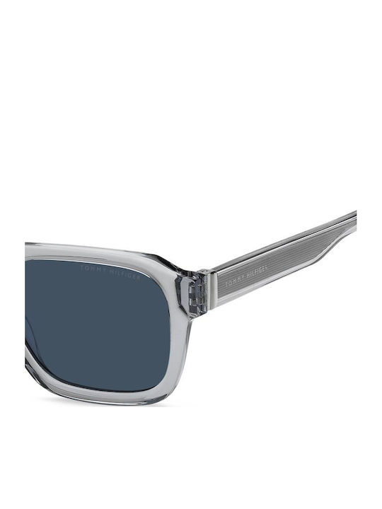 Tommy Hilfiger Men's Sunglasses with Gray Horn-Rimmed Frame and Gray Lens TH2310/S KB7/KU