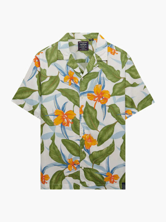 Hawaiian Print Short Sleeve Shirt Floral Hawaiian Print