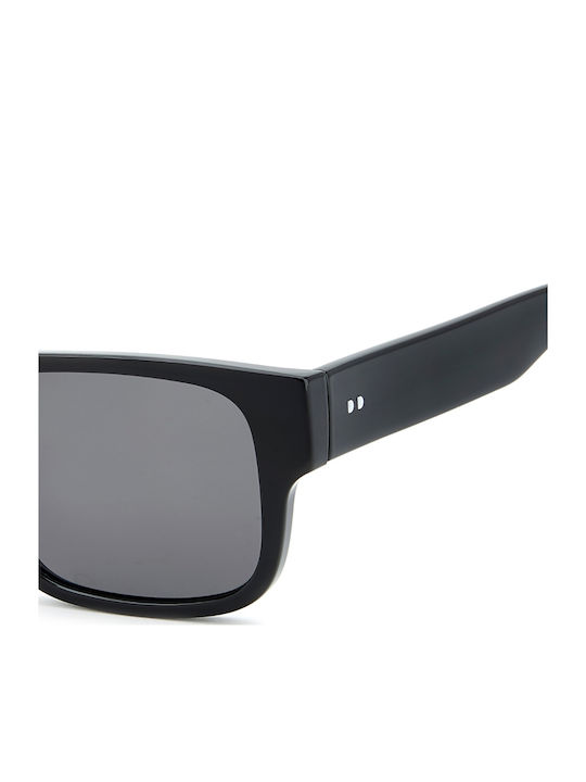 Prive Revaux Unisex Sunglasses with Black Horn-Rimmed Frame and Black Lens PR3013/G/S 807/IR