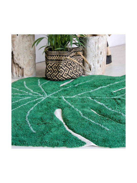 Lorena Canals Monstera Παιδικό Χαλί Πράσινο 120x180cm