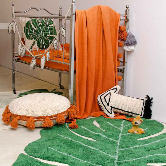 Lorena Canals Monstera Kinderteppich Grüne 120x180cm