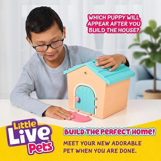 Giochi Preziosi Little Live Pets Light Blue Little House with Surprise Puppy for 5+ Years (Miscellaneous Designs)