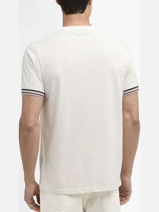 Barbour Tipped T-shirt Whisper White