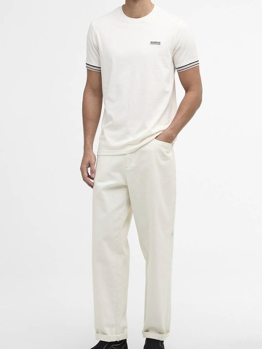 Tipped T-shirt Whisper White
