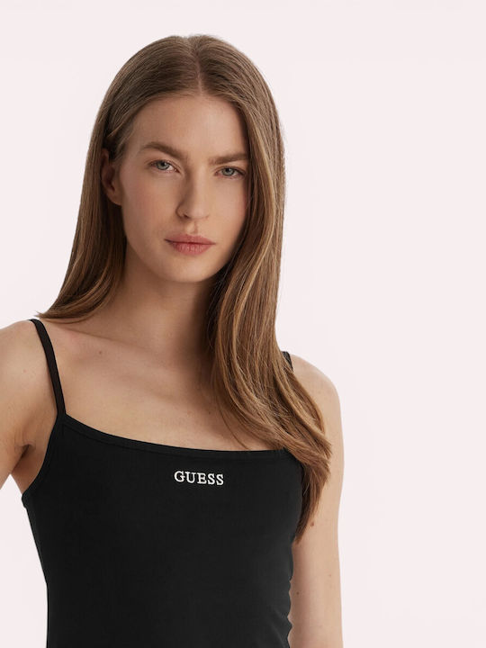 Women's Cotton Sleeveless Black Blouse