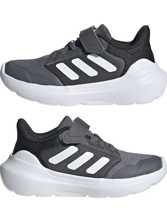 Tensaur Run 2.0 Kids Sports Shoes Running with Hoop & Loop Closure Grey Four / Cloud White / Core Black