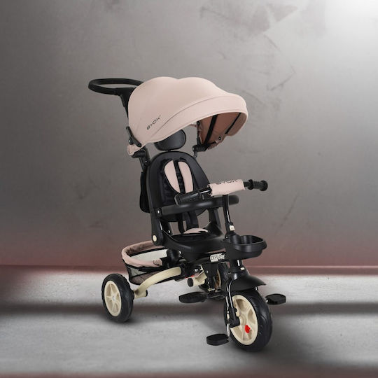Byox Explore Foldable with Parental Handle for 12 Months Beige
