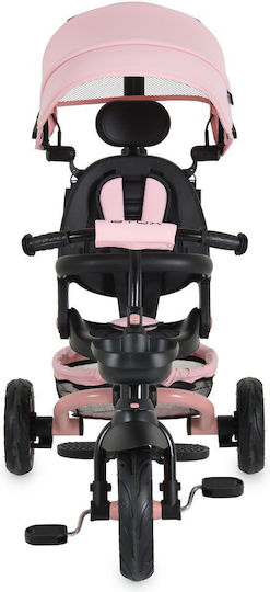 Byox Entdecke Klappbares Kinderdreirad mit Elterngriff für 12 Monate Rosa