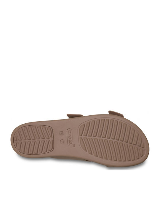 Brooklyn Γυναικεία Σανδάλια Flatforms Καφέ