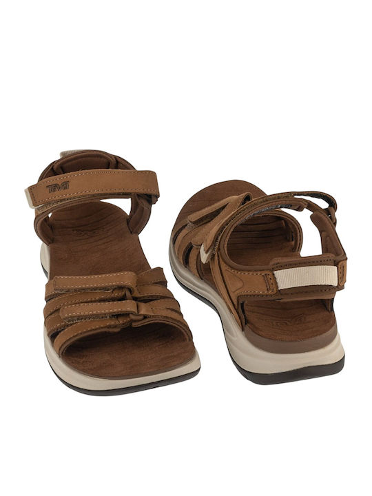 W Tirra Leather Women's Sandals Sporty Brown
