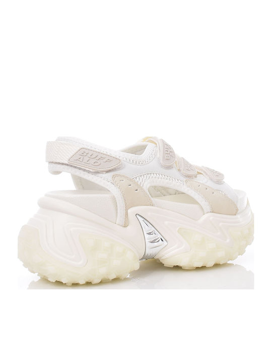 Track Women's Anatomic Flatform Sandals White