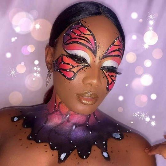 Πεταλούδα Αποκριάτικο Face Painting 3.5gr 4τμχ