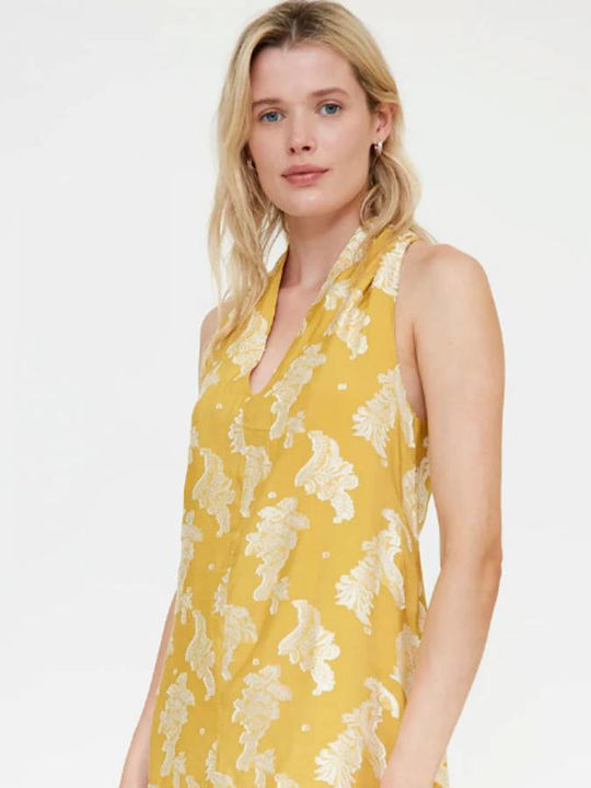 Καλοκαιρινό Maxi Φόρεμα Yellow