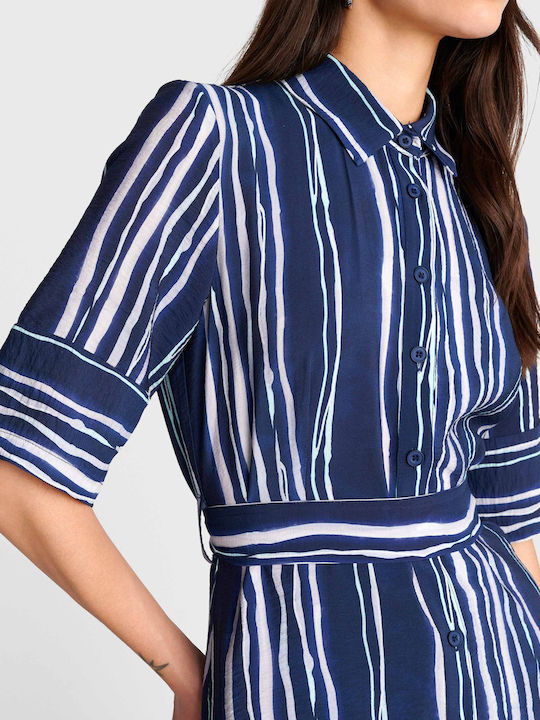Summer Midi Dress Blue