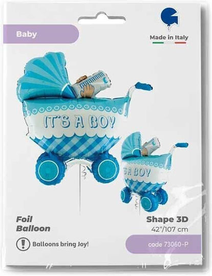 42" Μπαλόνι Γέννησης Καροτσάκι 3d Boy