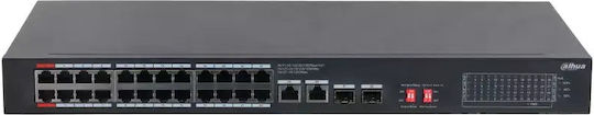 Dahua S3228-24GT-375 Управление на L2 PoE Switch с 28 Портове Гигабитови (1Gbps) Ethernet и 28 SFP Портове