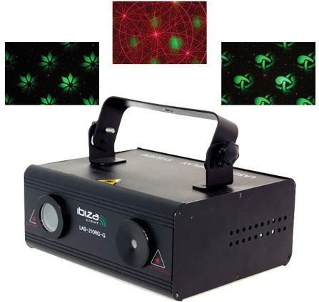 Ibiza Light Laser 150mw Red + 60mw Green Dmx Graphic