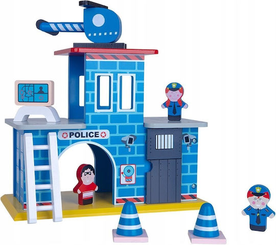 Wooden Police Station Police Children