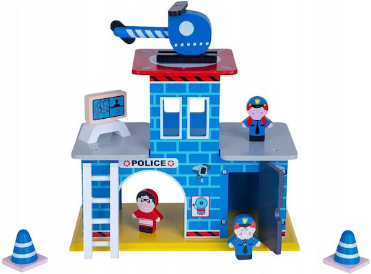 Wooden Police Station Police Children