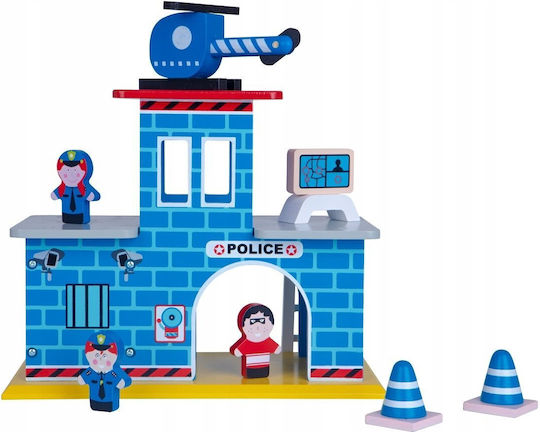 Wooden Police Station Police Children
