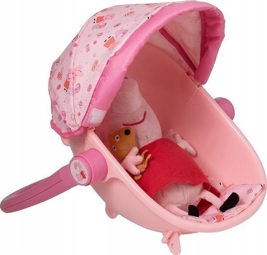 Clementoni Puppen Kinderwagen für Peppa Schwein