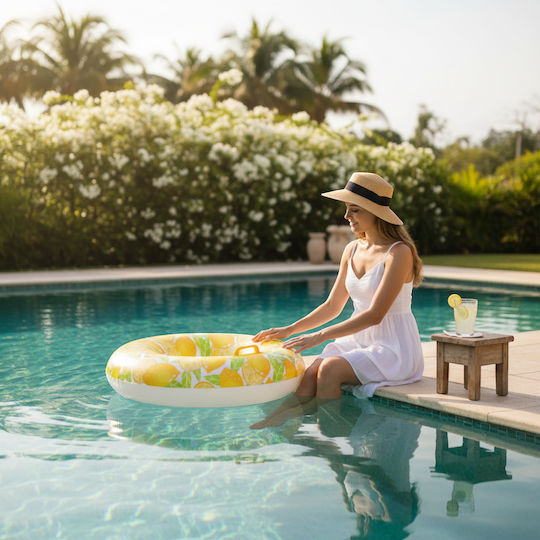 Kinder Schwimmringe mit Durchmesser 100cm Gelbe