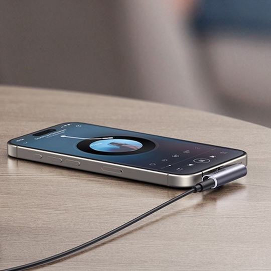 Ugreen Cm460 Konverter USB-C männlich auf 3.5mm weiblich Grau 1 Stück