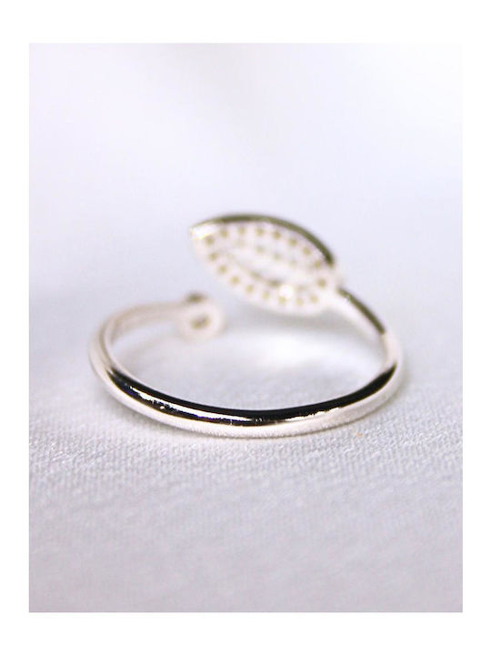 Women's Silver Ring with Stones