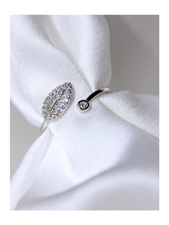 Women's Silver Ring with Stones